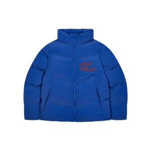 Doudoune Trapstar Hyperdrive Puffer Jacket Royal Blue Orange