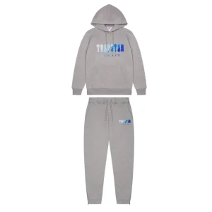 Trapstar Chenille Decoded Hooded Tracksuit Grey Ice Flavours 2 0 Edition