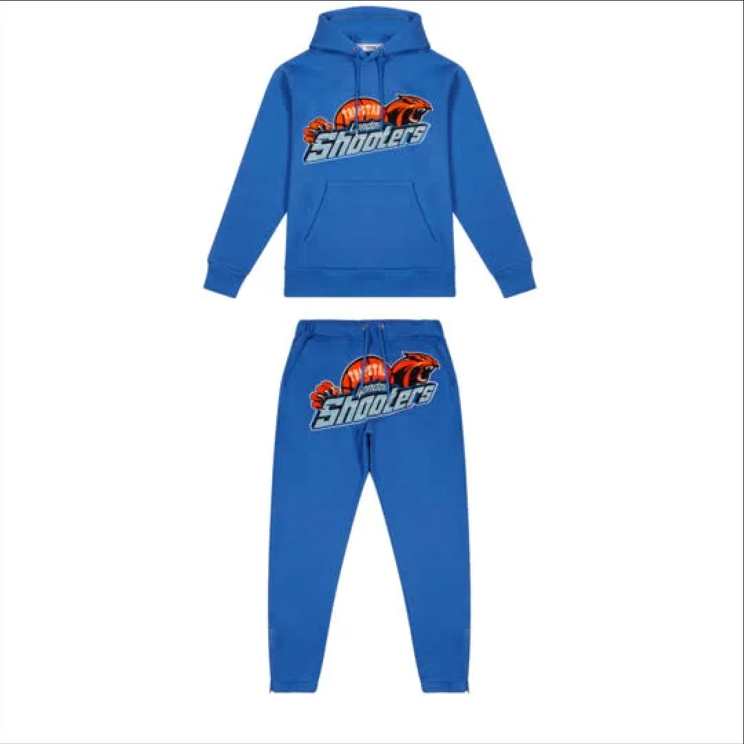 Trapstar Shooters Hooded Tracksuit Blue Trapstar Shooters Hooded Tracksuit Blue