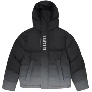 Doudoune Trapstar Decoded Hooded Puffer Jacket 2 0 Black Gradient