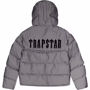 Doudoune Trapstar Womens Decoded 2 0 Hooded Puffer Jacket Reflective