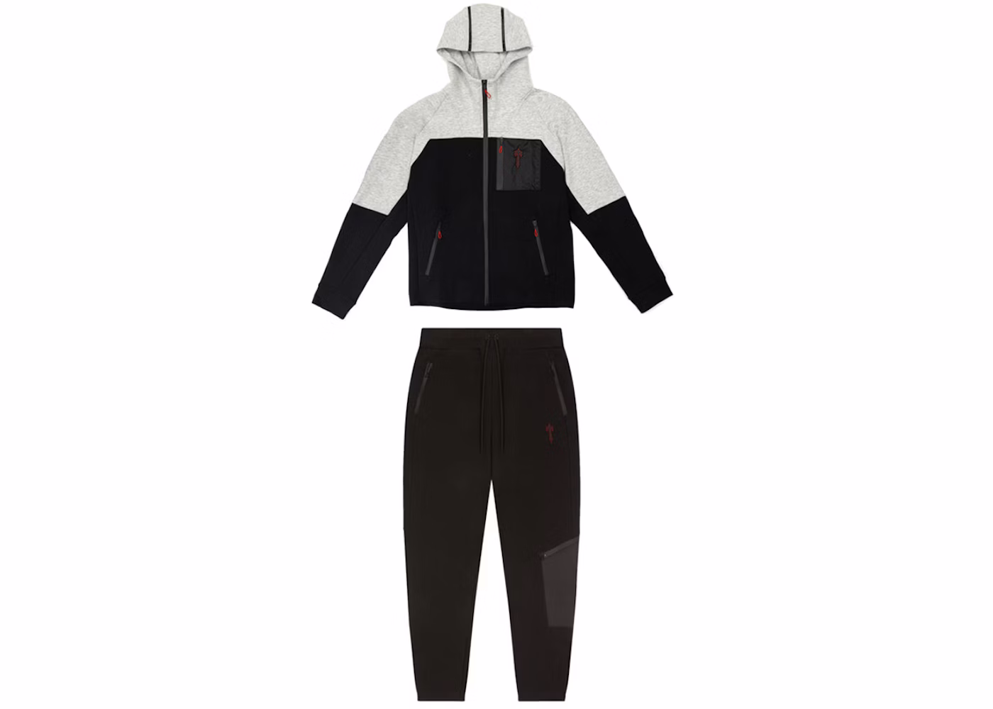 Trapstar Irongate T Fleece Tracksuit Black Trapstar Irongate T Fleece Tracksuit Black