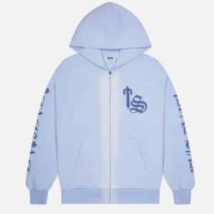 Script Hoodie Blue