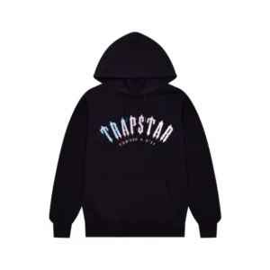 Copy of Decoded Print Hoodie Black Light Blue