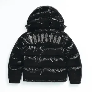 Doudoune Trapstar Irongate Detachable Hooded Puffer Jacket Shiny Black