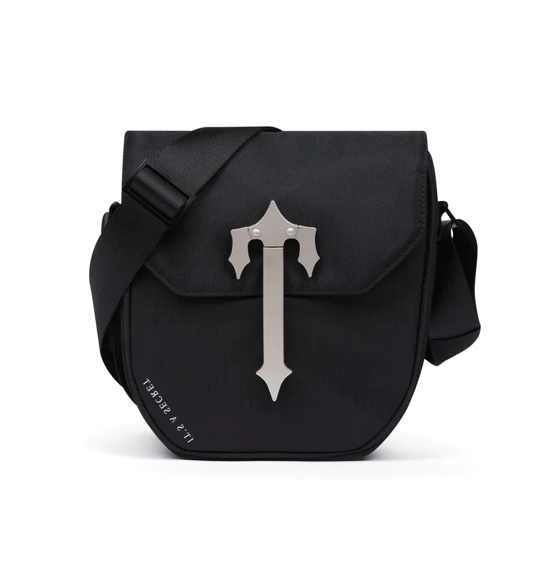 Sacoche Trapstar Cobra T Bag Mens Black Silver Sacoche Trapstar Cobra T Bag Mens Black Silver