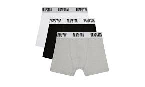 3 Pack Boxer Short Black White Grey