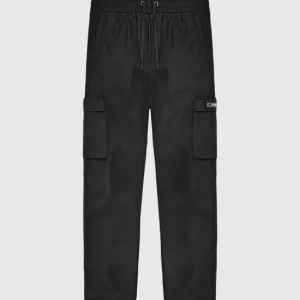 Nylon Cargo Pants Black