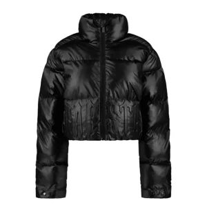 Womens Magnetic T Trim Puffer Gloss Black