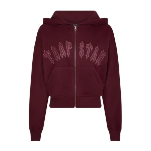 Women S Mesh Irongate Arch Hoodie Burgundy