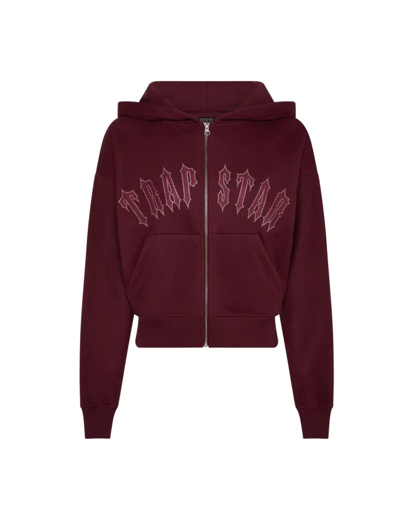 Women S Mesh Irongate Arch Hoodie Burgundy