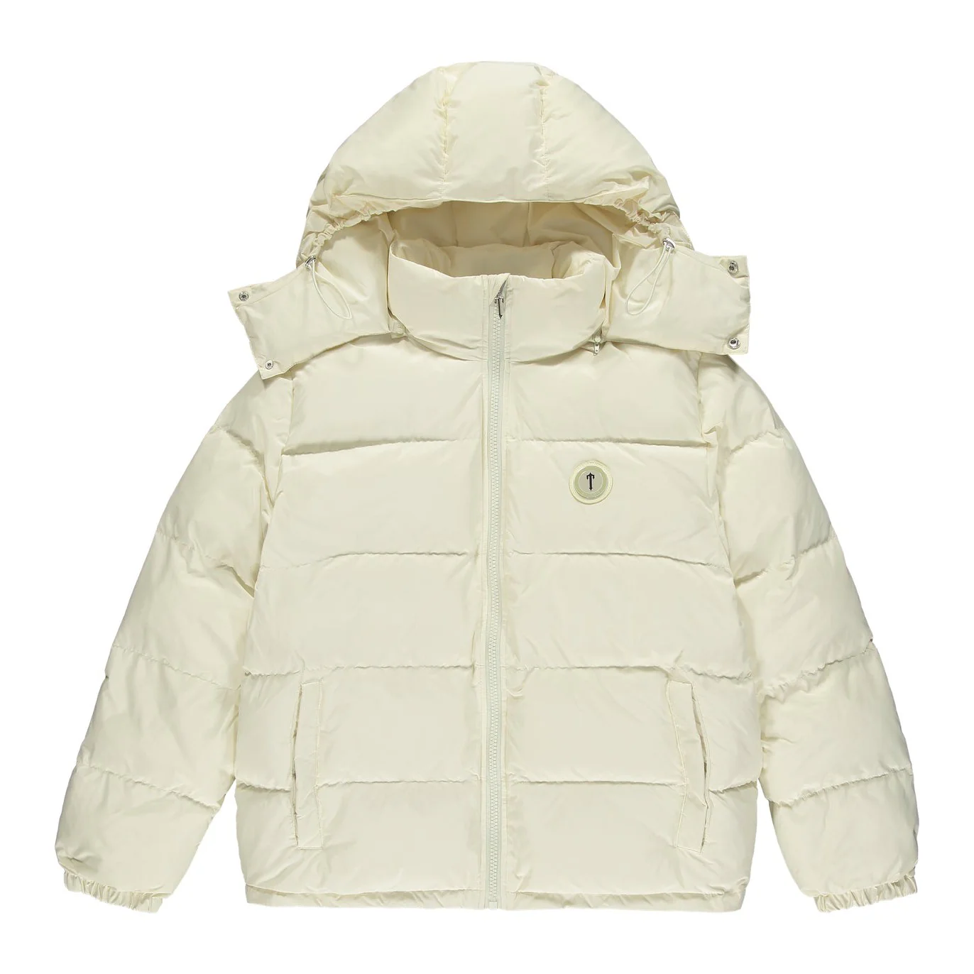 Doudoune Trapstar Irongate Detachable Hooded Puffer Jacket Cream Doudoune Trapstar Irongate Detachable Hooded Puffer Jacket Cream