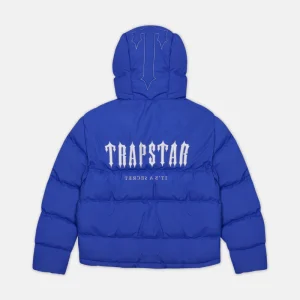 Doudoune Trapstar Decoded Hooded Puffer Jacket Dazzling Blue