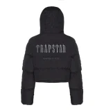 Doudoune Trapstar Womens Decoded Hooded Puffer Jacket 2022 Black