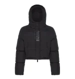 Doudoune Trapstar Womens Decoded Hooded Puffer Jacket 2022 Black